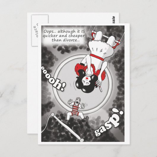 Carte postale 'moins chère et plus rapide que le d (Devant / Derrière)