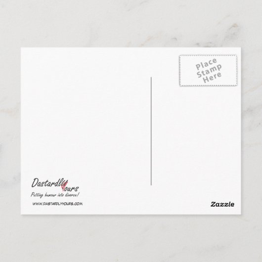 Carte postale 'moins chère et plus rapide que le d (Dos)