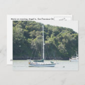 Carte Postale Moira sur amarrage, Angel Island, San Francisco (Devant / Derrière)