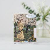 Carte postale : Mois d'avril - Avril (Debout devant)