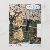 Carte postale : Mois d'avril - Avril (Devant)
