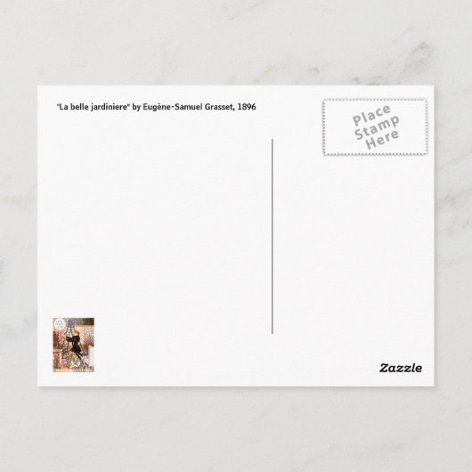 Carte postale : Mois de février - Février (Dos)