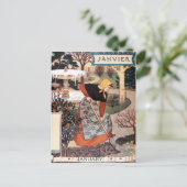 Carte postale : Mois de Janvier - Janvier (Debout devant)