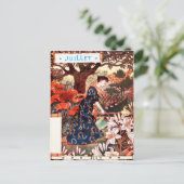 Carte postale : Mois de juillet - Juillet (Debout devant)