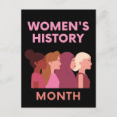 Carte Postale Mois de l'histoire des femmes (Devant)