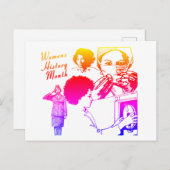 Carte Postale Mois de l'histoire des femmes (Devant / Derrière)