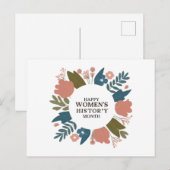 Carte Postale Mois de l'histoire des femmes (Devant / Derrière)