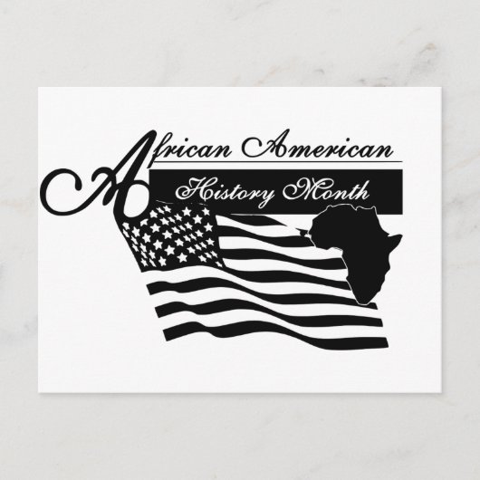 Carte Postale Mois de l'histoire des Noirs (Devant)