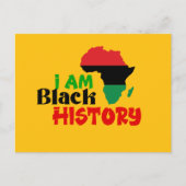 Carte Postale Mois de l'histoire des Noirs (Devant)
