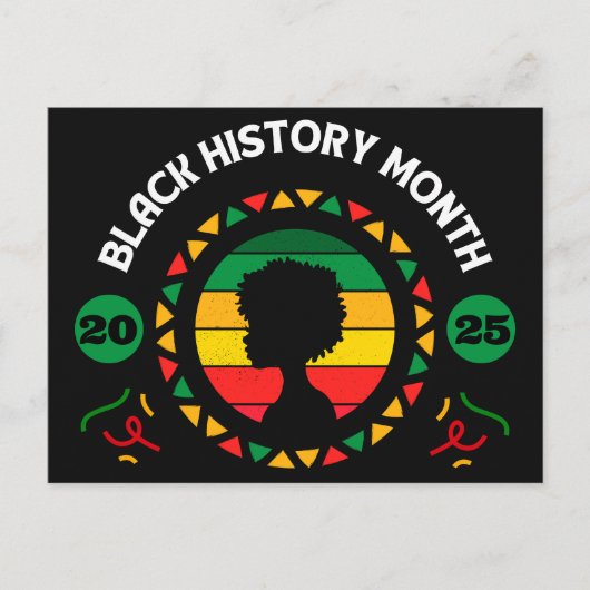 Carte Postale Mois de l'histoire des Noirs (Devant)