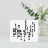 Carte Postale Mois de l'histoire des Noirs (Debout devant)