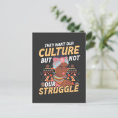 Carte Postale Mois de l'histoire des Noirs Femmes afro-américain (Debout devant)