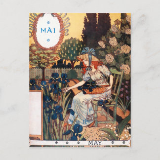 Carte postale : Mois de mai - Mai