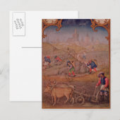 Carte Postale Mois de mars (Devant / Derrière)