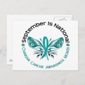 Carte Postale Mois de sensibilisation au cancer de l'ovaire Papi (Devant / Derrière)