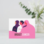 Carte Postale Mois de sensibilisation au cancer du sein (Debout devant)