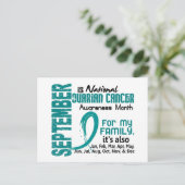 Carte Postale Mois De Sensibilisation Au Cancer Ovarien Pour Ma (Debout devant)