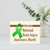 Carte postale Mois de sensibilisation aux blessure (Debout devant)