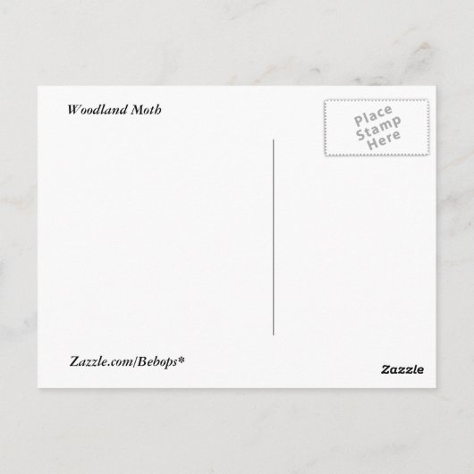 Carte Postale Mois des bois (Dos)