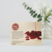 Carte postale Mois des lettres 2017 (Debout devant)