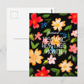 CARTE POSTALE MOIS DU PATRIMOINE HISPANIQUE NATIONAL (Devant / Derrière)