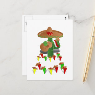 Carte Postale Mois du patrimoine hispanique national - Guitare