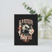 Carte Postale Mois du Raptor, Hawk (Debout devant)