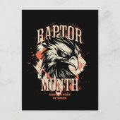 Carte Postale Mois du Raptor, Hawk (Devant)