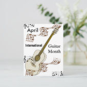 Carte Postale Mois international de la guitare (Debout devant)