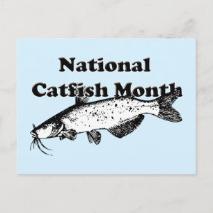 Carte Postale Mois national du poisson-chat