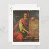 Carte Postale Moïse et les tablettes de la loi (Devant / Derrière)