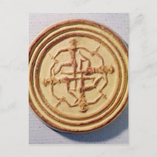 Carte Postale Moisissure représentant quatre guerriers