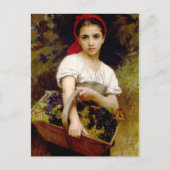Carte postale Moissonneuse Bouguereau (Devant)