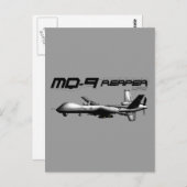 Carte Postale Moissonneuse MQ-9 (Devant / Derrière)