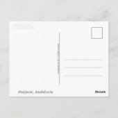 Carte Postale Mojacar, Andalousie (Espagne) (Dos)