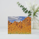 Carte postale Mojave Desert Red Rock (Debout devant)