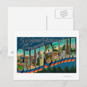 Carte Postale Mojave Nat'l Preserve, Californie (Devant / Derrière)