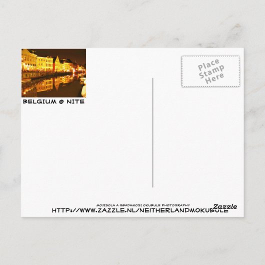 CARTE POSTALE MOJI A OKUBULE ART WORK 2011 (Dos)