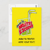CARTE POSTALE MOJITOS ESCOZIOS (Devant / Derrière)