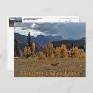 Carte Postale Molas Pass entre Durango et Ouray Colorado