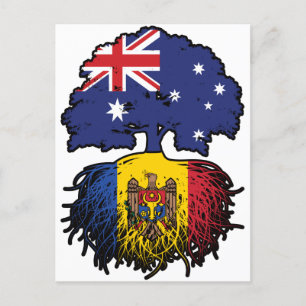 Carte Postale Moldava Moldavie Australie Australie racine arbre