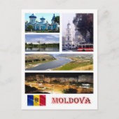 Carte Postale Moldavie - Mosaïque - (Devant)