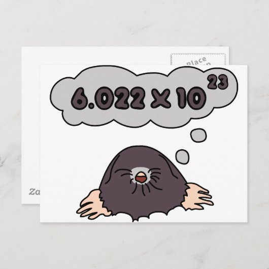 Carte Postale Mole (Devant / Derrière)