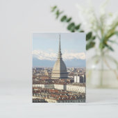 Carte Postale Mole Antonelliana à Turin Italie vu de la colline (Debout devant)