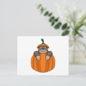 Carte Postale Mole avec Citrouille (Debout devant)