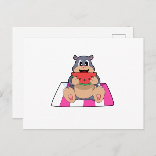 Carte Postale Mole avec Watermelon.PNG (Devant / Derrière)