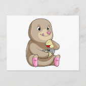 Carte Postale Mole comme joueur avec Joystick (Devant)