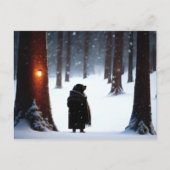 Carte Postale Mole dans la forêt d'hiver (Devant)