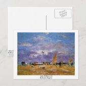 Carte Postale Mole De Deauville Par Boudin Eugène (Devant / Derrière)
