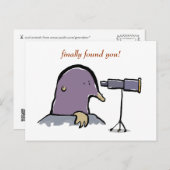 Carte Postale mole et télescope - personnalisable (Devant / Derrière)